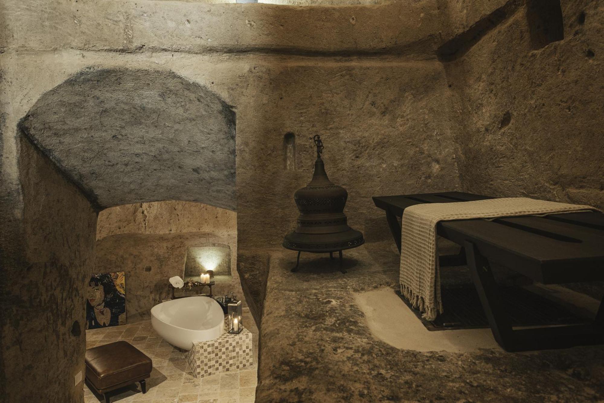 Отель Aque Cave Матера Экстерьер фото