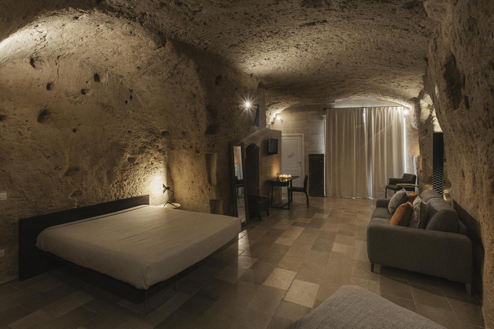 Отель Aque Cave Матера Экстерьер фото